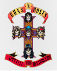 Puodelis Guns and roses cross